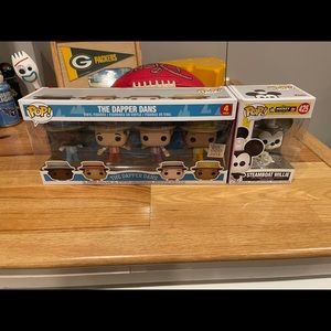 Funko Pop Steamboat Willie and Dapper Dans